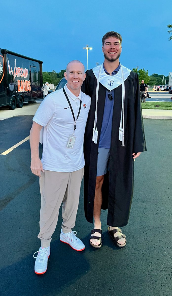 Congratulations to our lone senior <a href="/LukeYeager_24/">Luke Yeager</a> on graduation.