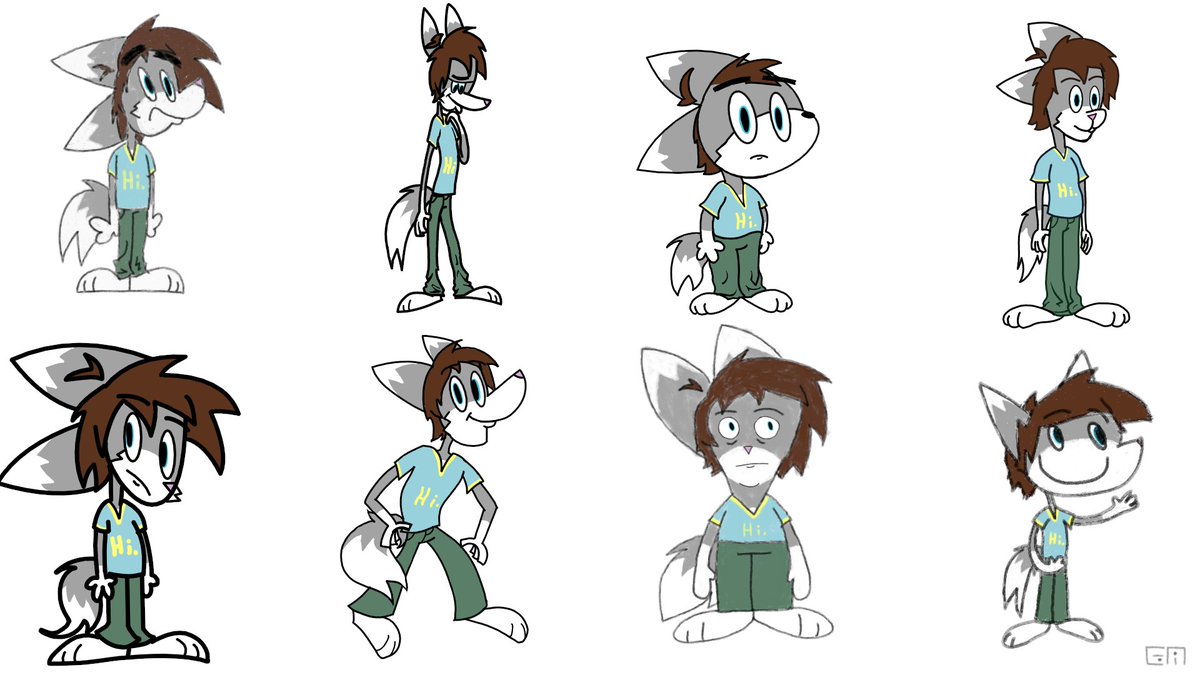GMindRetro's tweet photo. An OC I made in 8 different styles. My favorite styles are top-far-left and bottom-far-left.
#artchallenge #characterdesign #artstyle #styleschallenge #artstyles #stylechallenge #OC #originalcharacter #UPA #Calarts #weird #Y2K #drawfrommemory #drawnfrommemory #krita https://t.co/LxfR8bqb3O