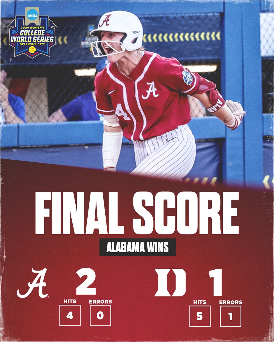 Alabama Softball tweet media