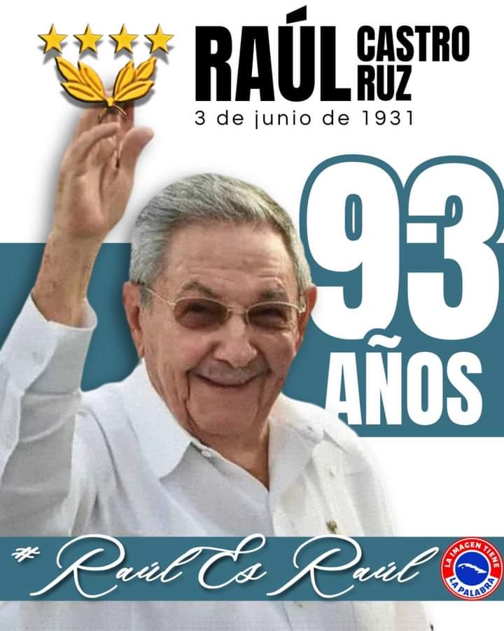 #ConElPieEnElEstribo, junto a usted, General de Ejército, está su pueblo, dispuesto a cualquier sacrificio para preservar y desarrollar esta obra inmensa que es la Revolución.
#RaúlEsRaúl
#SantiagoDeCuba