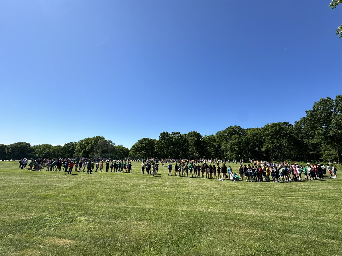 6th grade field trip!☀️🌲🔱⚡️ (1/9)Counselors from Mythik Camps ran activities that mirrored those experienced by the characters in The Lightning Thief. Thanks to my co-chaperones, admin, + students for helping me make this day possible! <a href="/HowittMS/">HMS Dalers</a> <a href="/HowittmiddlePTA/">HowittmiddlePTA</a> <a href="/camphalfblood/">Becky Riordan 📚 🎬</a>