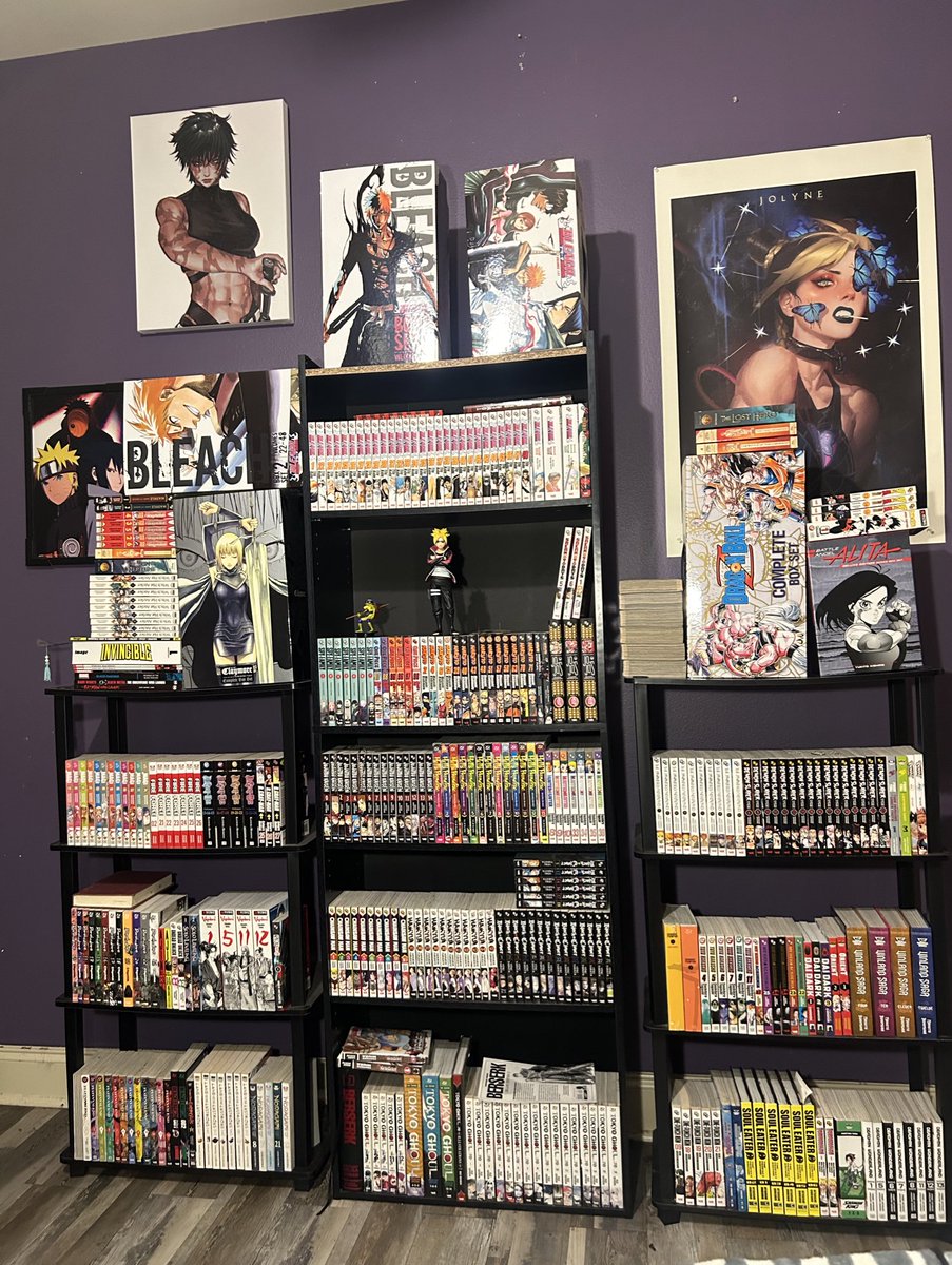 The25thNigga's tweet image. My entire Manga collection 💕🫶🏾