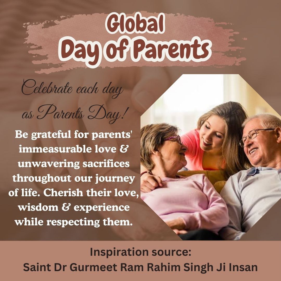 It's beautiful to see initiatives like CARE TEAM and BLESS aiming to strengthen family bonds. Expressing gratitude to parents on #GlobalParentsDay is so important. Saint MSG parenting tips must be so helpful in building strong connections with our parents.