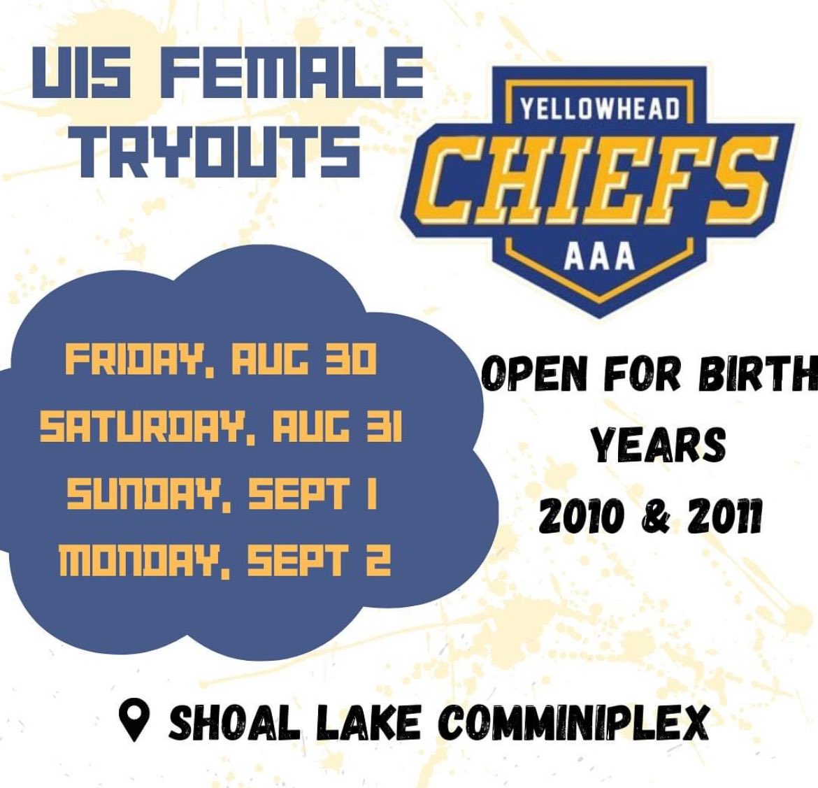 Our female U15 program is excited  another season in the @u15aaa.mfhl use the link below to register!  All female players, residing in the Yellowhead Region born in 2010, or 2011 are highly encouraged to attend! 💛💙 

Registration:
yellowheadhockey.ca/teams/default.…