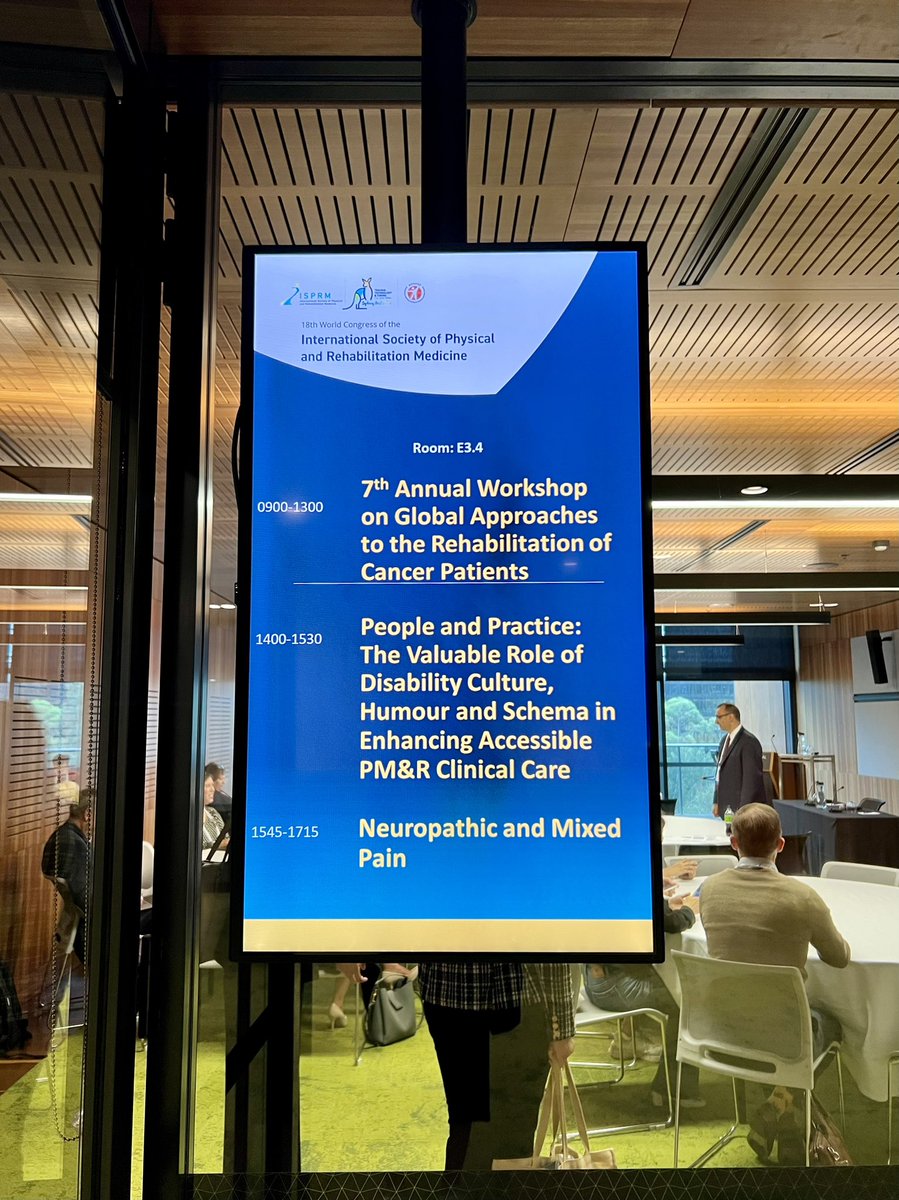 Franchesca König, MD (@fkonigtoromd) on Twitter photo Kicking off <a href="/ISPRM/">ISPRM</a> 2024 with a full house in Sydney for the 7th Annual Workshop on Global Approaches on to the Rehabilitation of Cancer Patients <a href="/vishrajmd/">Vishwa Raj, M.D.</a> <a href="/dramyng/">Amy Ng, MD, MPH</a> Kicking off <a href="/ISPRM/">ISPRM</a> 2024 with a full house in Sydney for the 7th Annual Workshop on Global Approaches on to the Rehabilitation of Cancer Patients <a href="/vishrajmd/">Vishwa Raj, M.D.</a> <a href="/dramyng/">Amy Ng, MD, MPH</a>