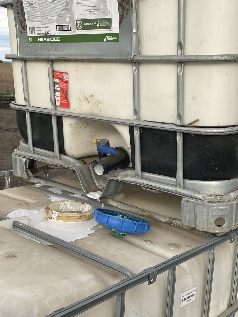 Here my annual post that if you are a chem salesman and you send shuttles out without bungs you can go fuck yourself.
 NO reason I should have be chasing bungs around in season when you have all winter to make sure it’s right. 
Quit passing the buck to the consumer.