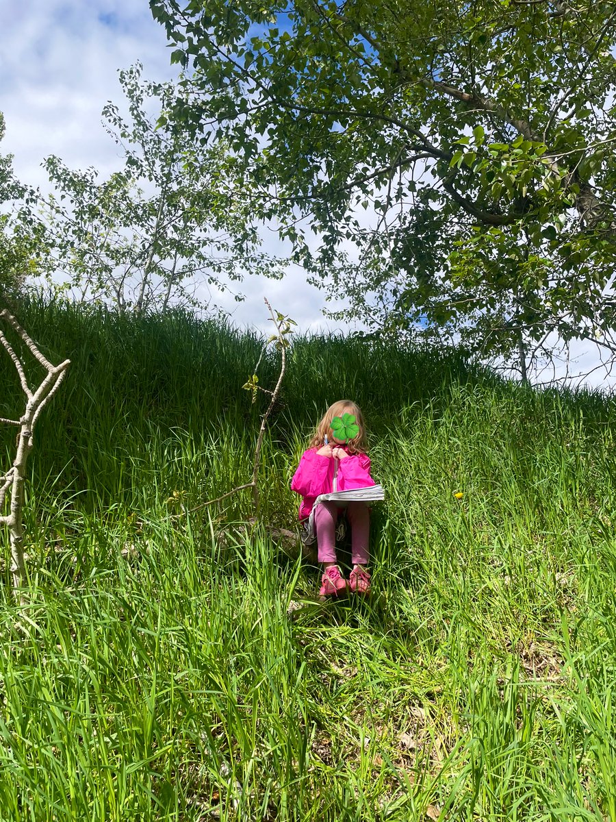 We have loved coming to these sit spots this year. While Ms. Elzingas class is at Library School, we’ll be going back down to Fish Creek and spending time to learn outside!