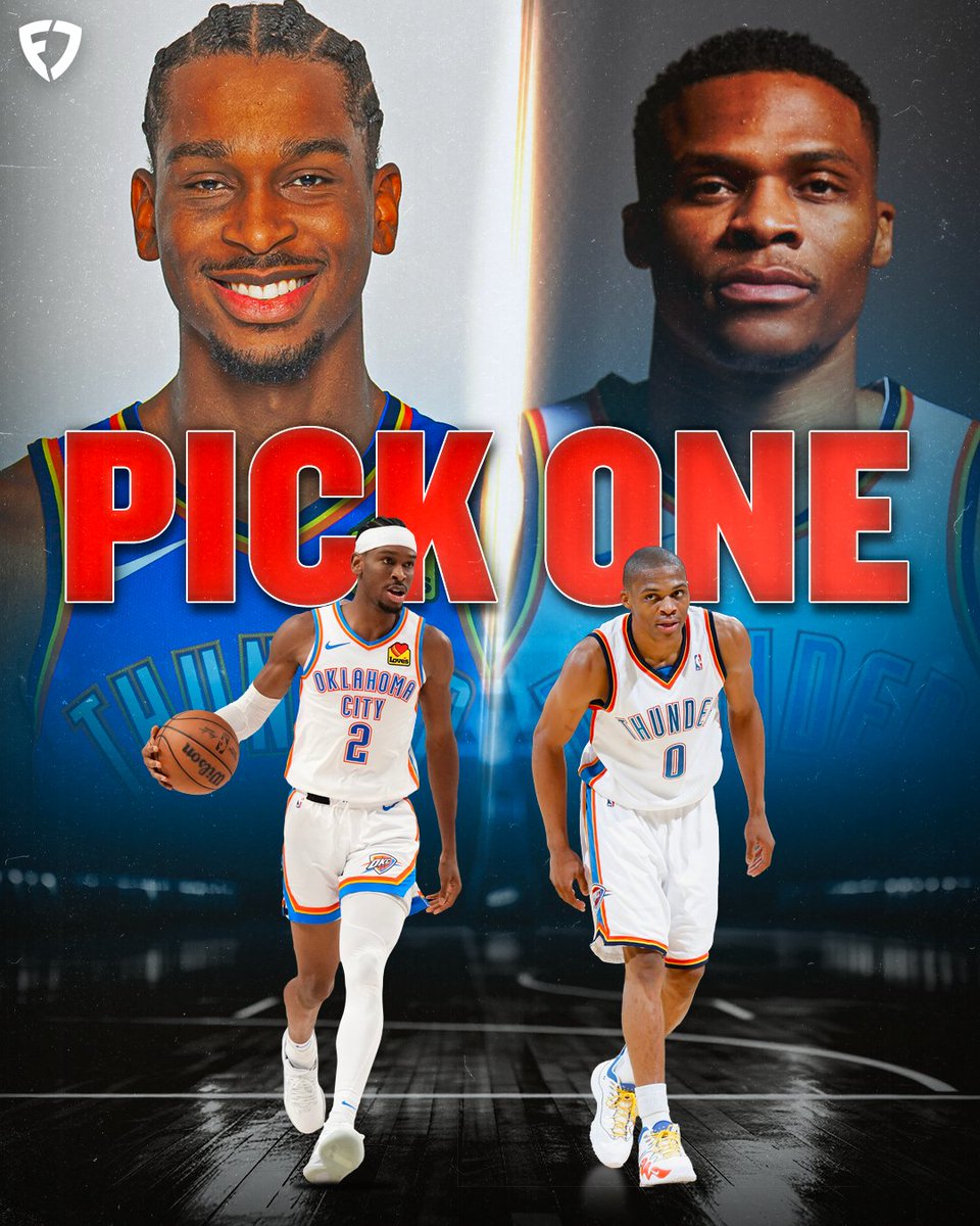 Both in their prime, who are you taking? 👀

❤️ for Russell Westbrook
🔁 for Shai Gilgeous-Alexander

#NBA | #ThunderUp