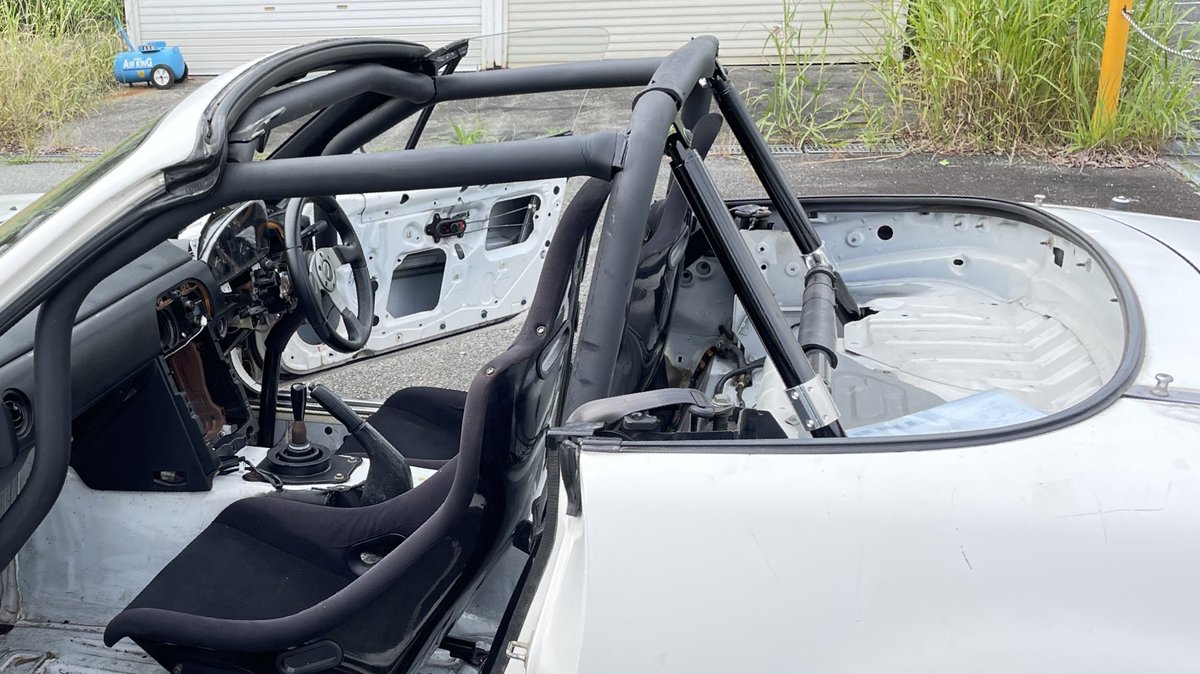 wolf1222y's tweet image. 超絶今更だけど、このままソフトトップの使用は無理やん😇
#na8c