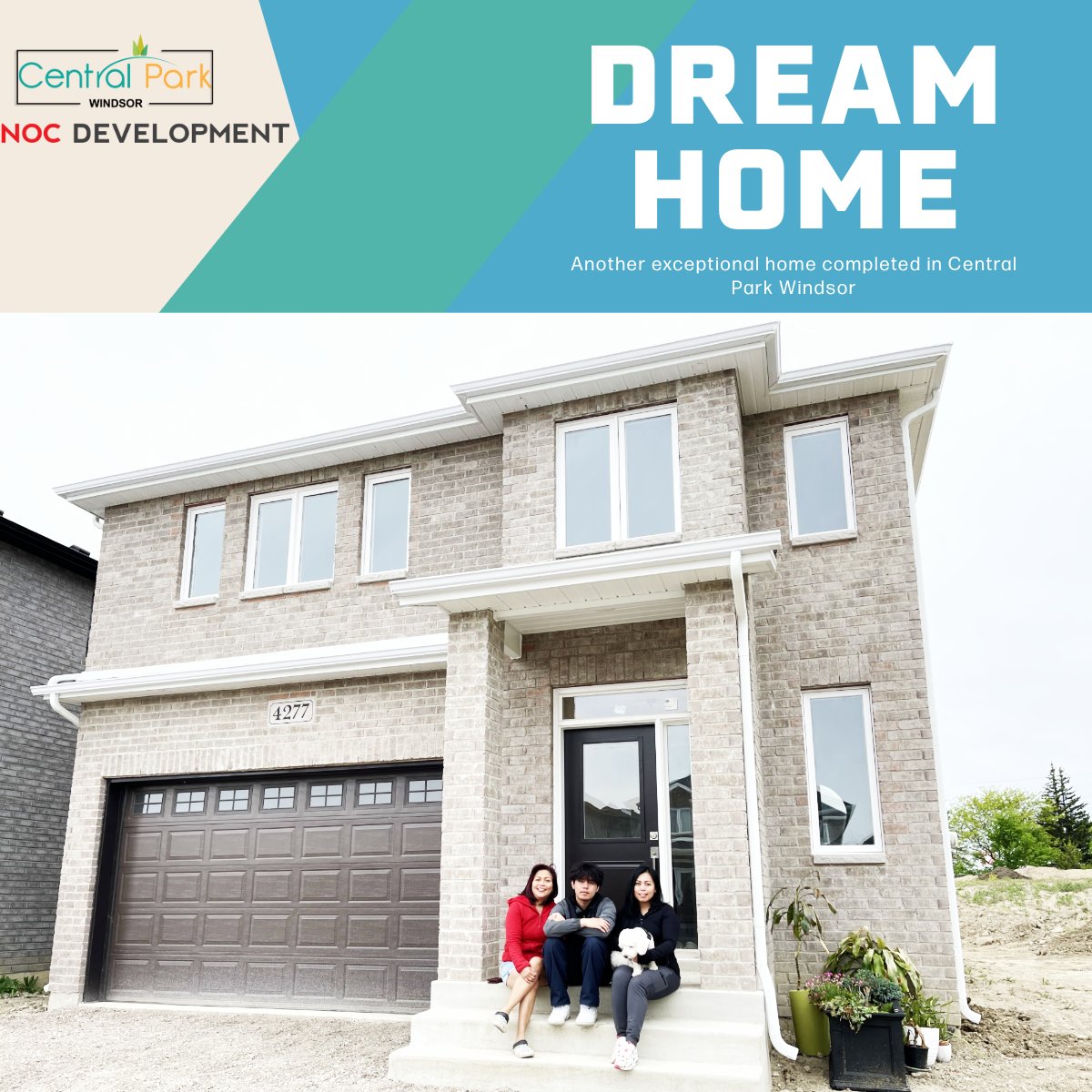 NOCDevelopment's tweet image. We are thrilled to announce the closing of  another beautiful home in Central Park Windsor! Congrats to a new life chapter for Eleanor's wonderful family. Our commitment to quality, attention to detail, and personalized care ensures an excellent experience for our customers.