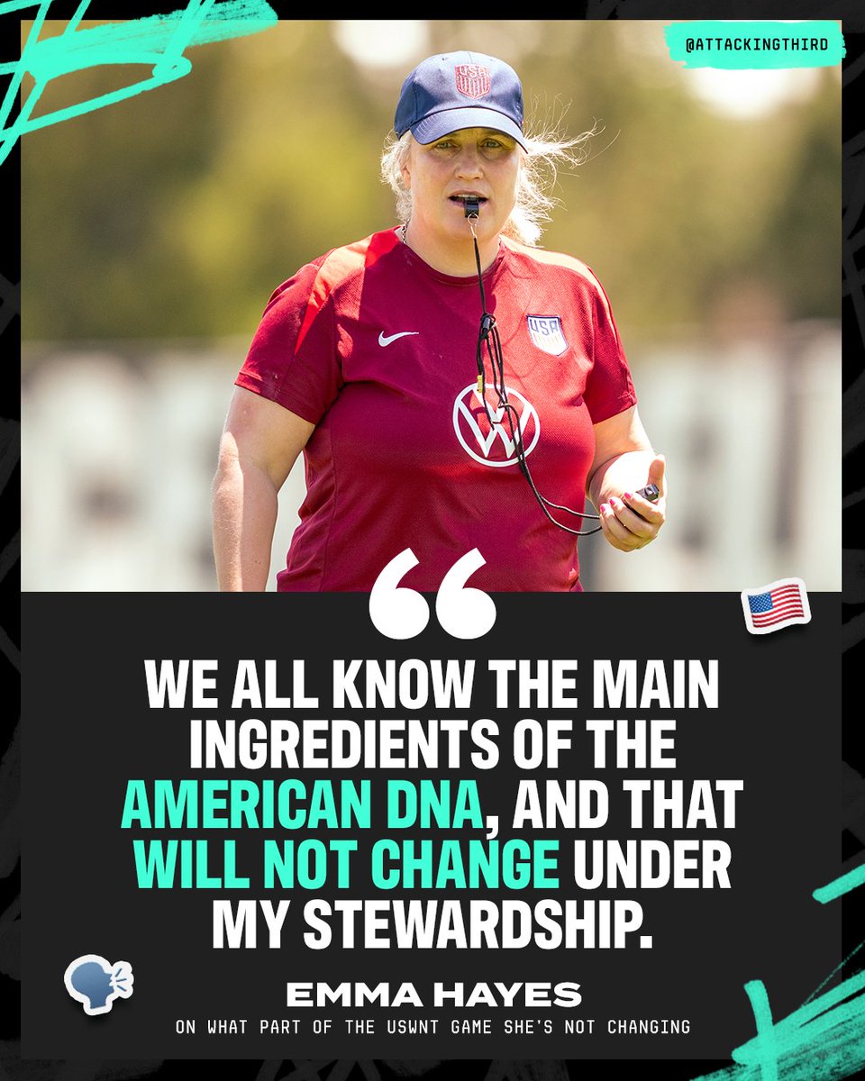 Emma Hayes during her first press conference as the @uswnt head coach 🇺🇸