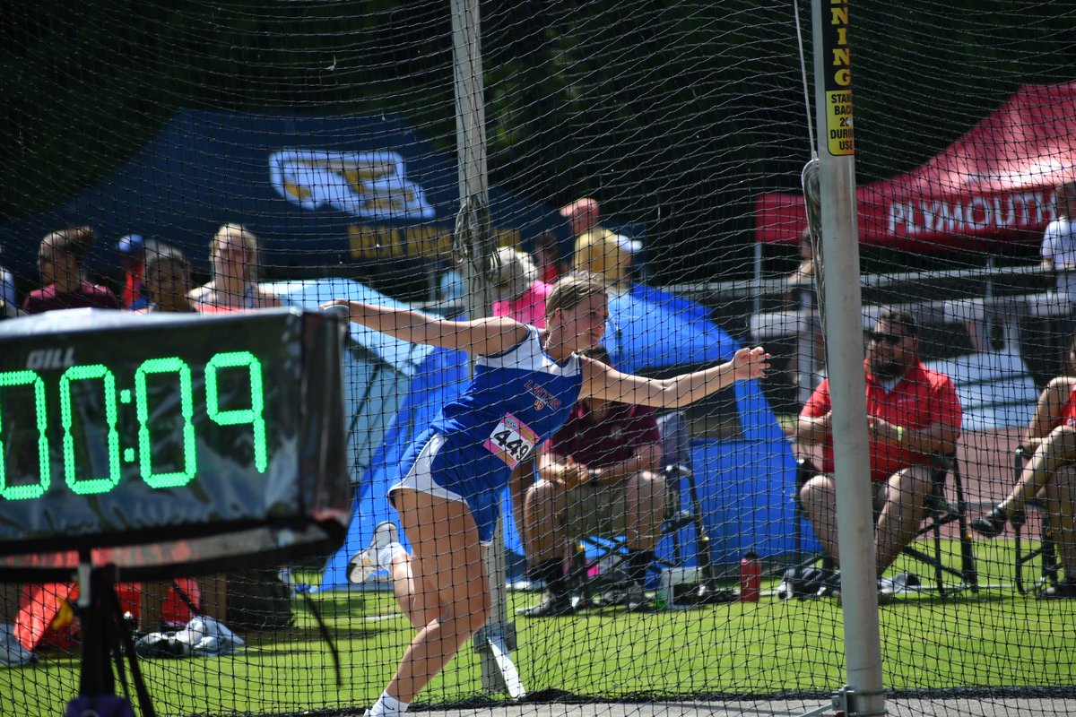 lukemorey99's tweet photo. Linton junior Becca Robbins took 10th place at State in discus with a mark of 130-08, her best finish in her third appearance at State https://t.co/DL1Gpyzj4p