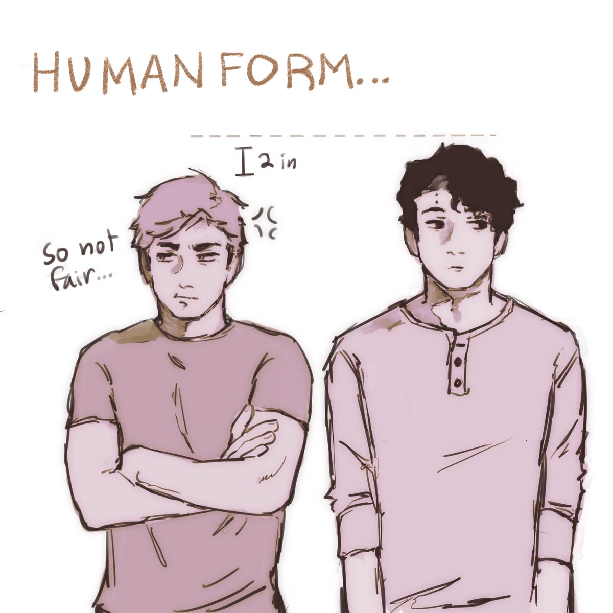 crkomi_'s tweet image. #skts #sakuatsu | Animal Shifters ?
Height differences