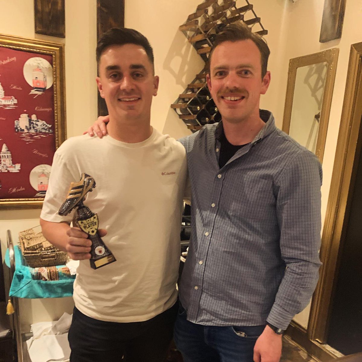 Top goalscorer! Players player! <a href="/KenanLayton1/">Kenan Layton</a> 

Sponsored by King Baby Bagels/The Busty Bakery!