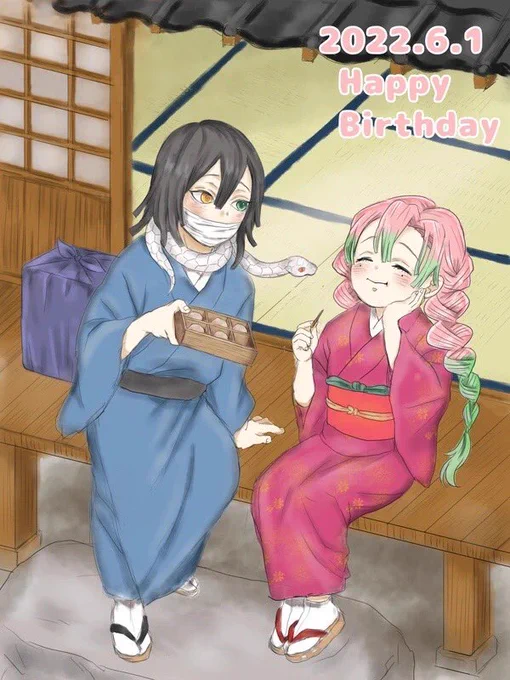 🍡ちゃんお誕生日おめでとう♡⃛

気に入ってる🐍🍡マンガ再掲
もぅ2年前なのか…
① 
