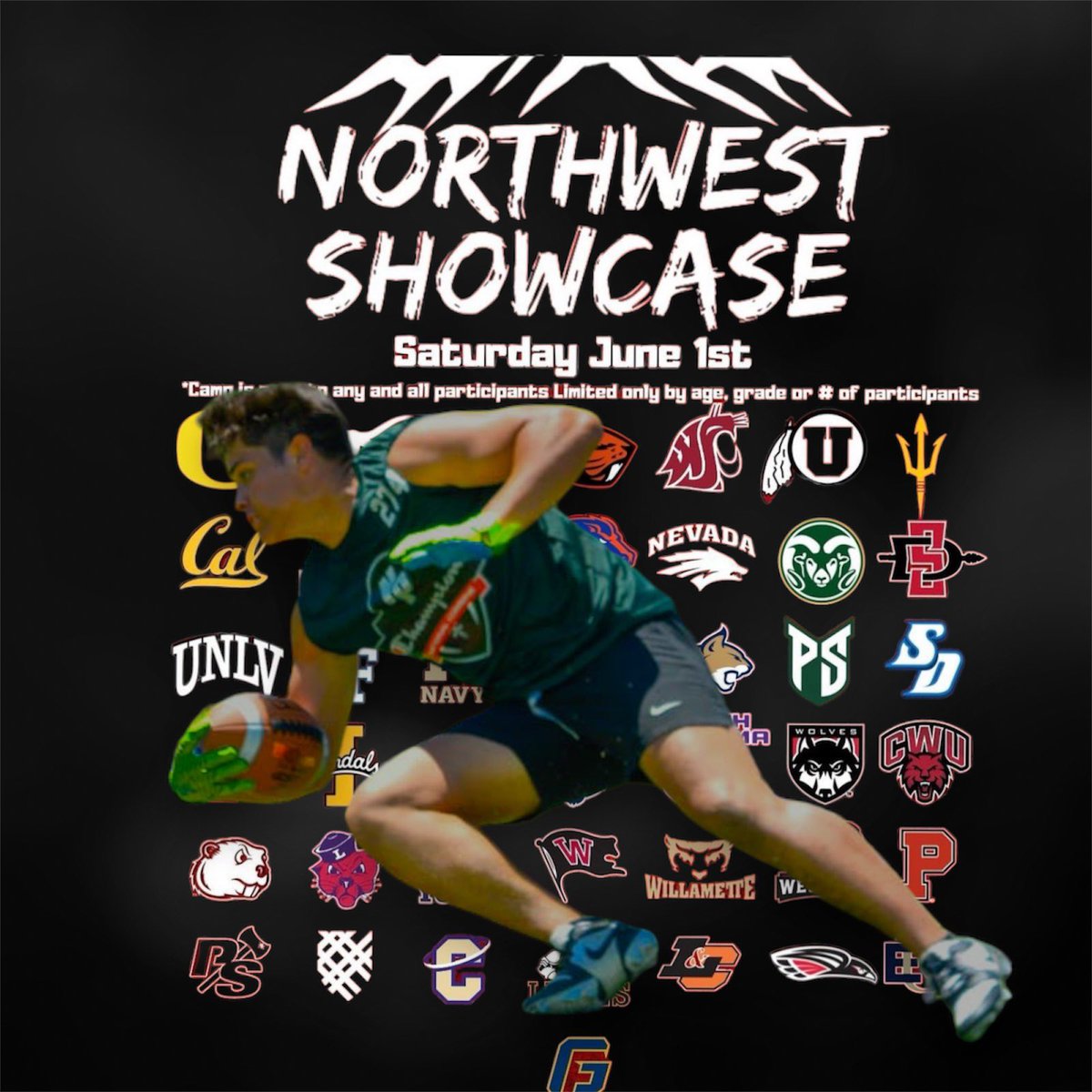 On my way to @THENWSHOWCASE excited to compete tomorrow morning. @JSerra_Football @vscwintoday #studentathlete D1D2D3NAIAJUCO