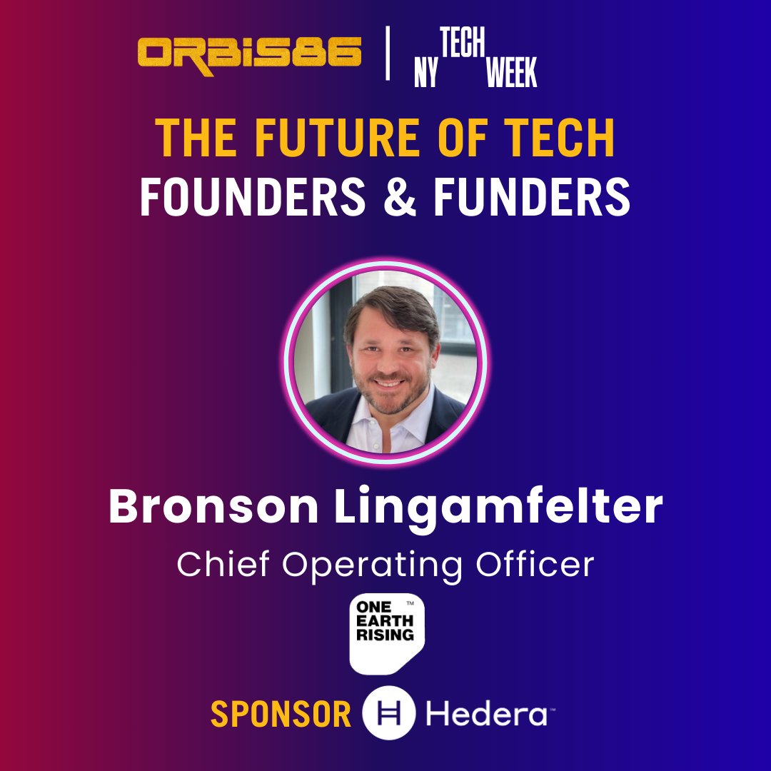 📣 Excited to join the Orbis86 Founders &amp; Funders event at NY Tech Week on June 3rd! Co-hosted by Draper University and sponsored by Hedera.
🚀 We’ll explore Web3, AI, and future innovation.
👉 RSVP now: 8ty6.link/BSjdCZ
#Web3 #AI #TechWeek #Networking