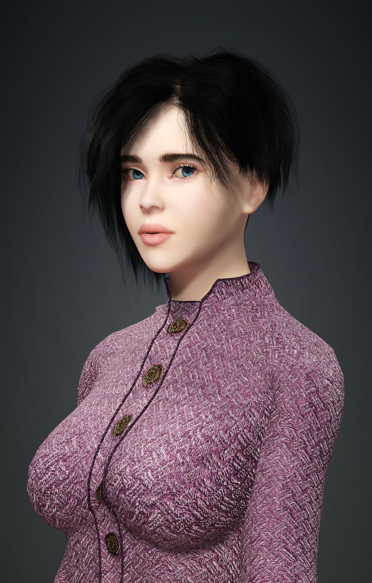 atonizer's tweet image. Colette. | #3danimation #game #character for #games #animation #filmproduction #ue5 #art #3dart #girl #beautifulgirl #artwork #digitalart  #model #22cine