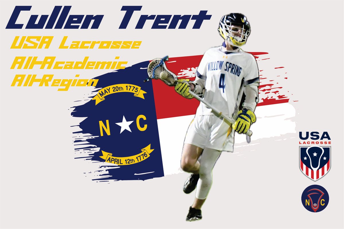 Willow Spring Men's Lacrosse (@ws_storm_mlax) on Twitter photo Congratulations to Cullen Trent on being selected for the All-Region team and being the First <a href="/USA_Lacrosse/">USA Lacrosse</a> All-Academic Player in WSHS Men’s Lacrosse history! Congratulations to Cullen Trent on being selected for the All-Region team and being the First <a href="/USA_Lacrosse/">USA Lacrosse</a> All-Academic Player in WSHS Men’s Lacrosse history!