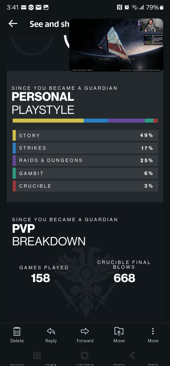 KimClaunch's tweet photo. I enjoy @DestinyTheGame  and yeah. 2/2 https://t.co/OZQK24BNsA