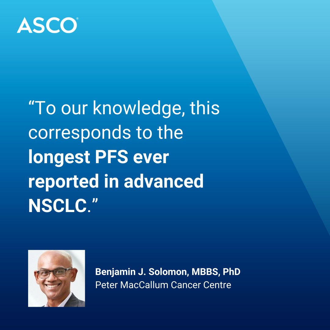 ASCO (@asco) on Twitter photo New from #ASCO24: CROWN 5-yr update: In pts w/ advanced ALK-positive #NSCLC, median PFS was not reached w/ lorlatinib vs 9.1 months w/ crizotinib. 92% of pts assigned to lorlatinib were free from intracranial progression: brnw.ch/21wKkBZ #ASCODailyNews <a href="/bensolomon1/">Ben Solomon</a> #lcsm New from #ASCO24: CROWN 5-yr update: In pts w/ advanced ALK-positive #NSCLC, median PFS was not reached w/ lorlatinib vs 9.1 months w/ crizotinib. 92% of pts assigned to lorlatinib were free from intracranial progression: brnw.ch/21wKkBZ #ASCODailyNews <a href="/bensolomon1/">Ben Solomon</a> #lcsm