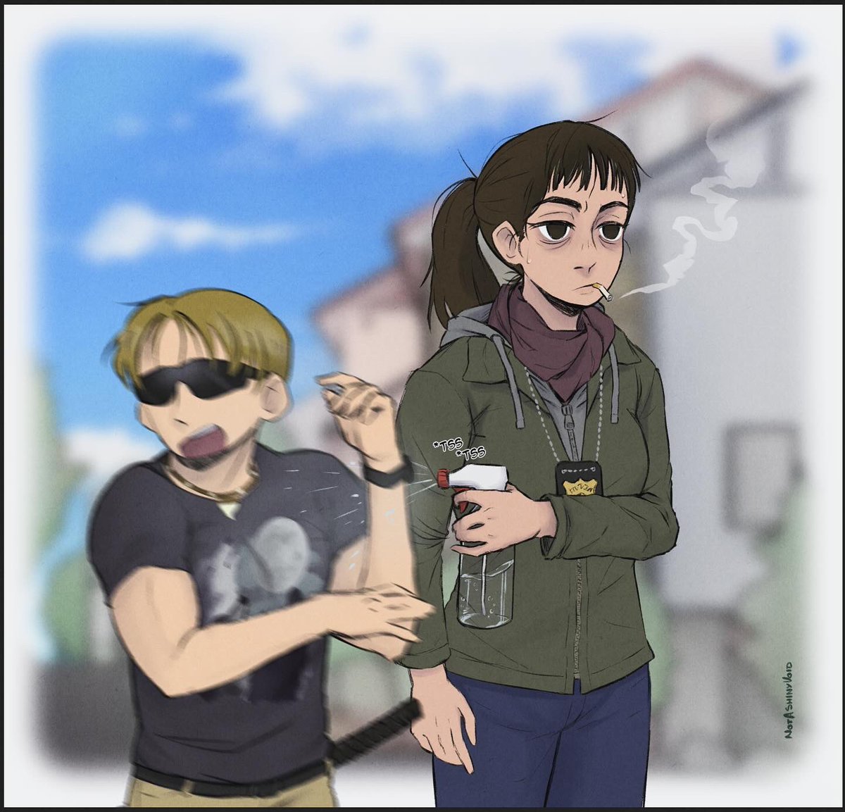 NotAShinyVoid's tweet photo. Had to draw this dumb comic, a diamonds hidden in the last second of a video, gosh I love the characters
#smosh #smoshfanart #digitalcomic https://t.co/OT0tKJpcoN