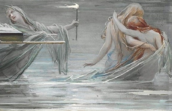 Nymph’s Funeral (1888, detail) Maximilian Pirner