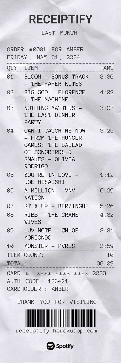 Literally the only song that makes sense here is nothing matters, that shit is looping in my brain 24/7