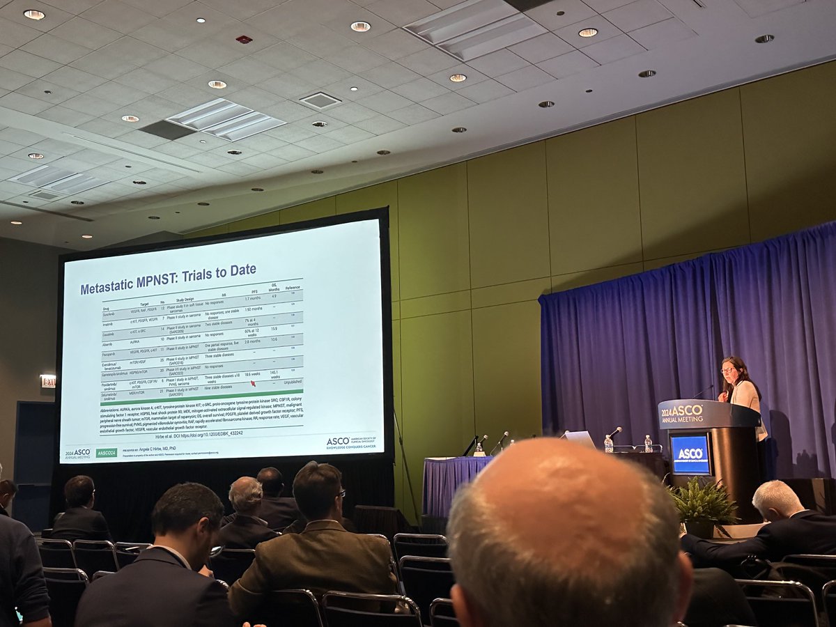 Breelyn Wilky, MD 🎗 (@breelynwilkymd) on Twitter photo Really impressive session for #mpnst #asco24 - so much work done but still need new therapies great summary by <a href="/AngelaHirbe/">Angela Hirbe</a> Really impressive session for #mpnst #asco24 - so much work done but still need new therapies great summary by <a href="/AngelaHirbe/">Angela Hirbe</a>