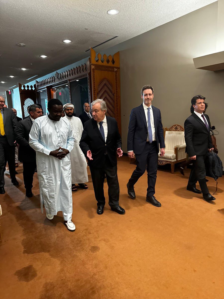 CJacobucci's tweet photo. Inspiring exchange of views of the #ACABQ with UNSG @antonioguterres today. 

The 2025 UN budget proposal, the promotion of greater efficiencies, the Summit of the Future, the evolving landscape of peace operations, the UN 2.0 data strategy were among the many topics discussed. https://t.co/iMFdj8wg0i