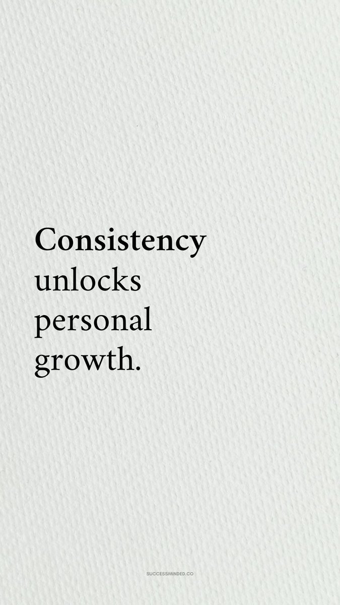 _SuccessMinded_'s tweet photo. Consistency. https://t.co/VNZaBnHeqf
