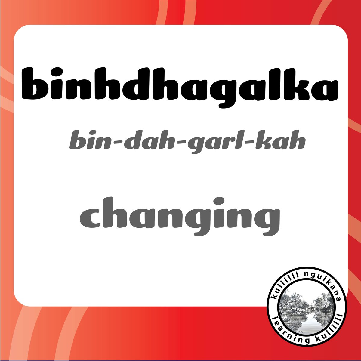 Speak Kullilli 👣 #KullilliNgulkana