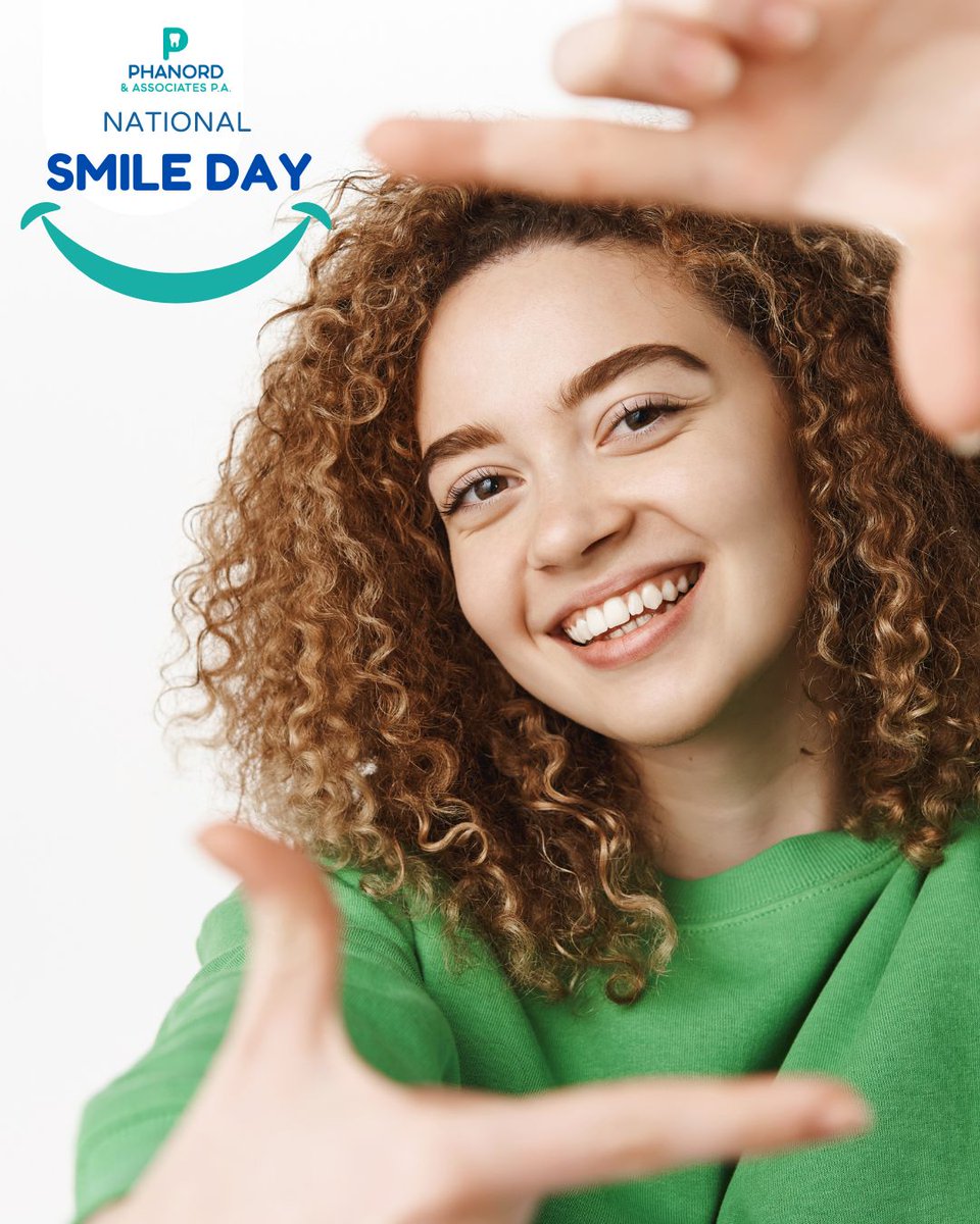 It’s #NationalSmileDay! Today and every day, we’re spreading happy and healthy smiles. Book your appointment, and let us brighten up your day. #SmilewithPhanord