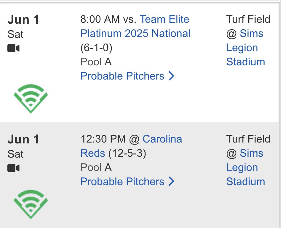 Ben Mecimore (@benmecimore) on Twitter photo Here are my game times Saturday in the 2024 PG Coastal Upperclass/Underclass Kickoff Classic‼️
<a href="/JRudd_Scout/">Josh Rudd</a> <a href="/gabe_alfaro23/">Gabe Alfaro</a> <a href="/jakerobbins49/">JAKE ROBBINS 🇺🇸</a> Here are my game times Saturday in the 2024 PG Coastal Upperclass/Underclass Kickoff Classic‼️
<a href="/JRudd_Scout/">Josh Rudd</a> <a href="/gabe_alfaro23/">Gabe Alfaro</a> <a href="/jakerobbins49/">JAKE ROBBINS 🇺🇸</a>