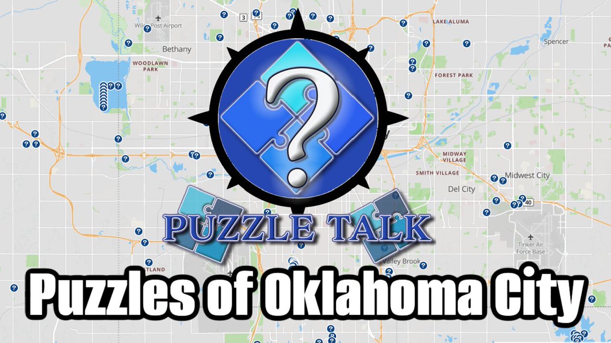 Geocachetalk's tweet image. Are  you going to CacheFest Oklahoma?

On this episode of Puzzle Talk, Charles and Tom will talk about the  puzzles of Oklahoma City.

Join them live on June 4th, at 8PM CDT.

youtu.be/H5KPP1kCT64?li…

#geocaching #puzzletalk #puzzle #oklahoma