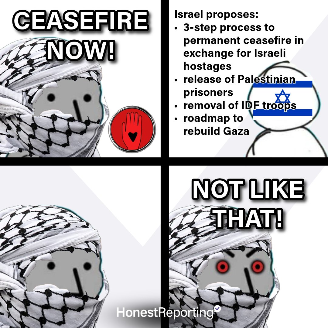 Despite a ceasefire offer being on the table, the “ceasefire now” crowd is silent. Because this was never an anti-war movement. It was always an anti-Israel movement.