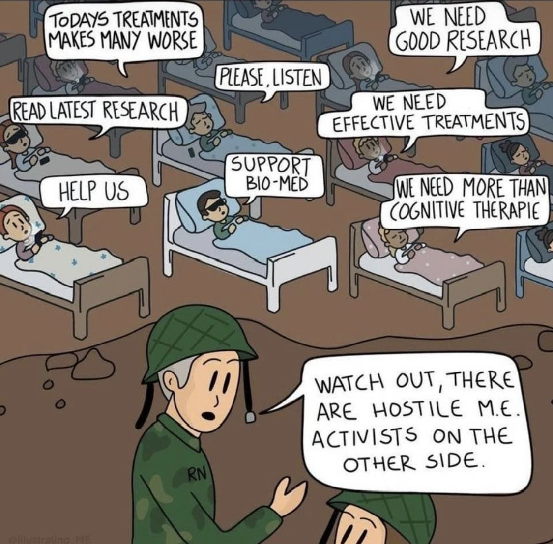 Patients are often as knowledgeable or more knowledgeable than medical professionals. We advocate from bed because it’s our only hope.

#JohnVsJonVsME #GreatestMEdicalScandal