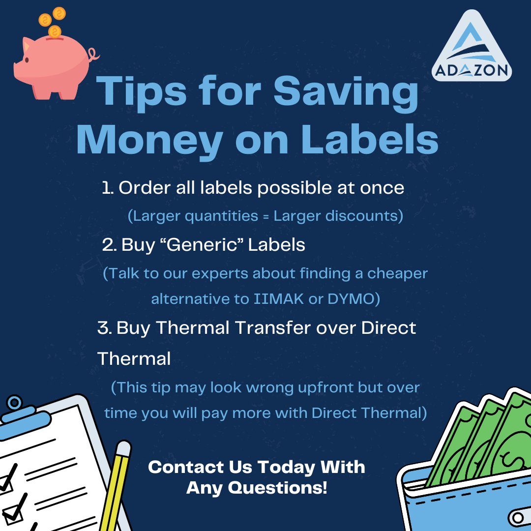 barcodelabels's tweet image. Optimize your labeling expenses without compromising on quality. Discover our cost-effective solutions designed for businesses like yours. #B2BSolutions #CostEfficiency #SmartLabeling