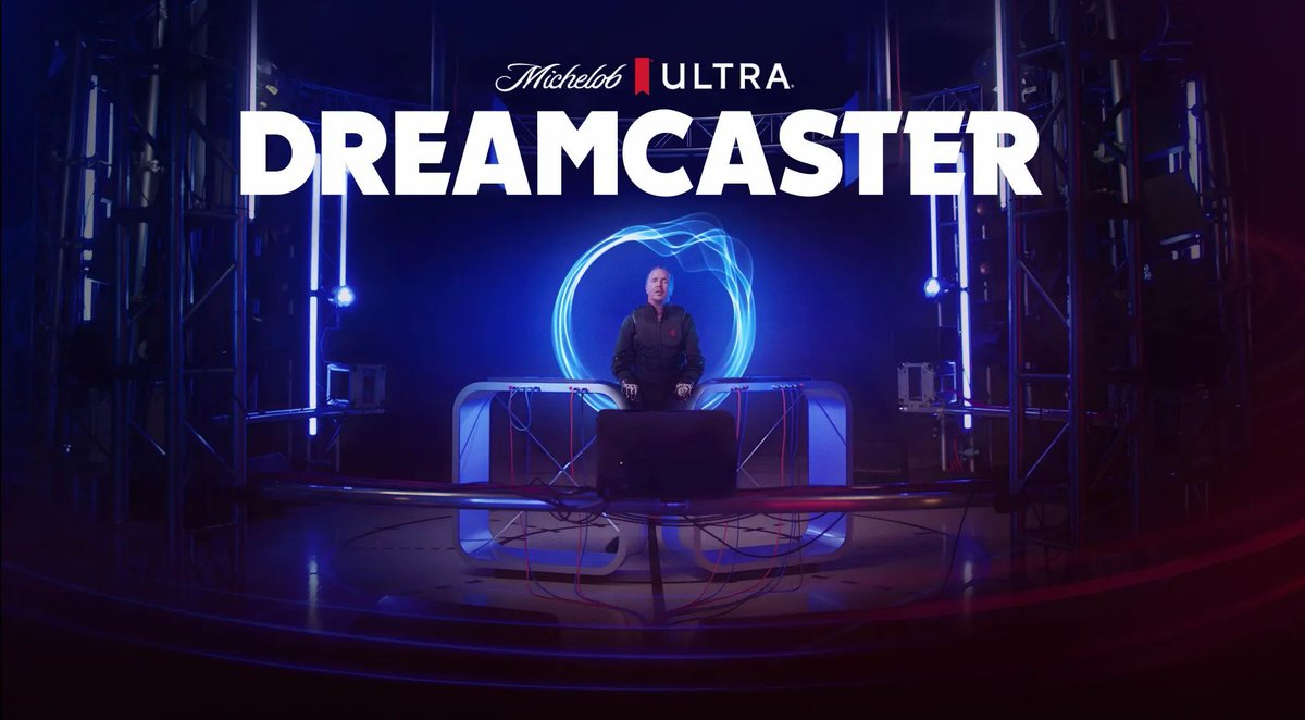 #ClioSports 2023 Grand Winner - @AnheuserBusch @MichelobULTRA: DreamCaster by @FCBGlobal New York bit.ly/3Q4pfRs