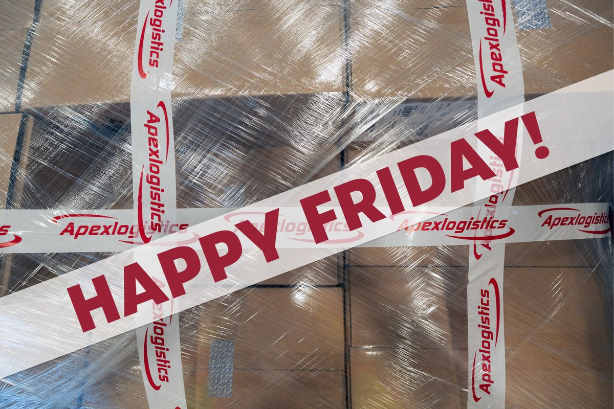 Happy Friday! 🌟 

At Apex, our shipments are secure and ready to be delivered. Here's to a smooth and successful end to the week! 🚚📦