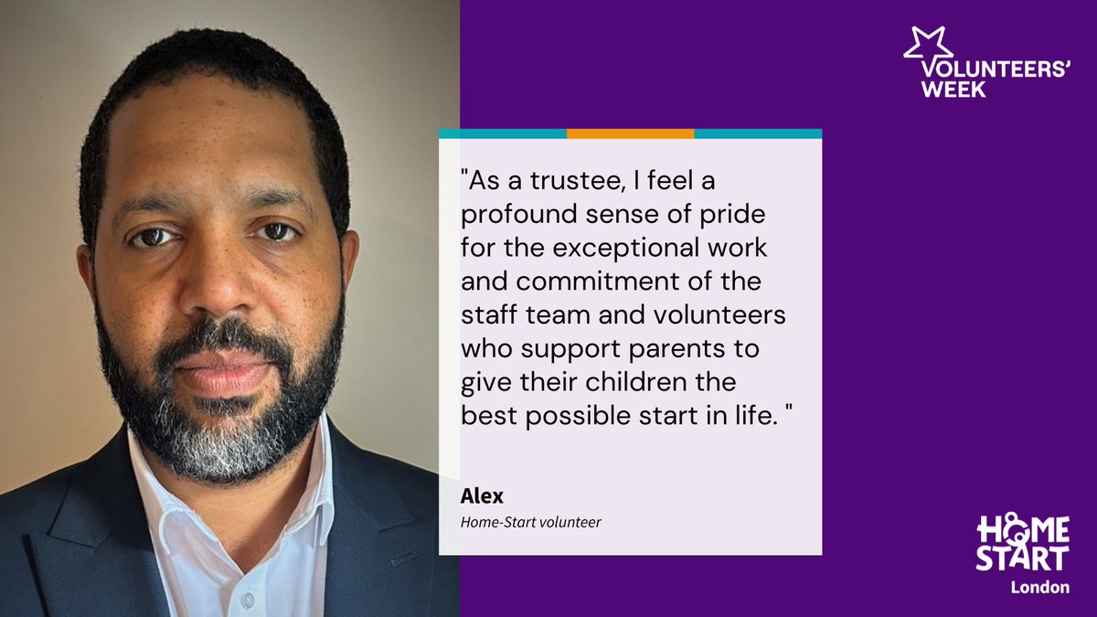 Join Alex @HomeStartSwark and volunteer as a trustee with Home-Start. You'll help make a lasting difference to families' lives and gain a lot too! Find out more &amp; register your interest here 👉 home-startlondon.org/my-2-hours #VolunteersWeek #HomeStartSupport #MakingADifference