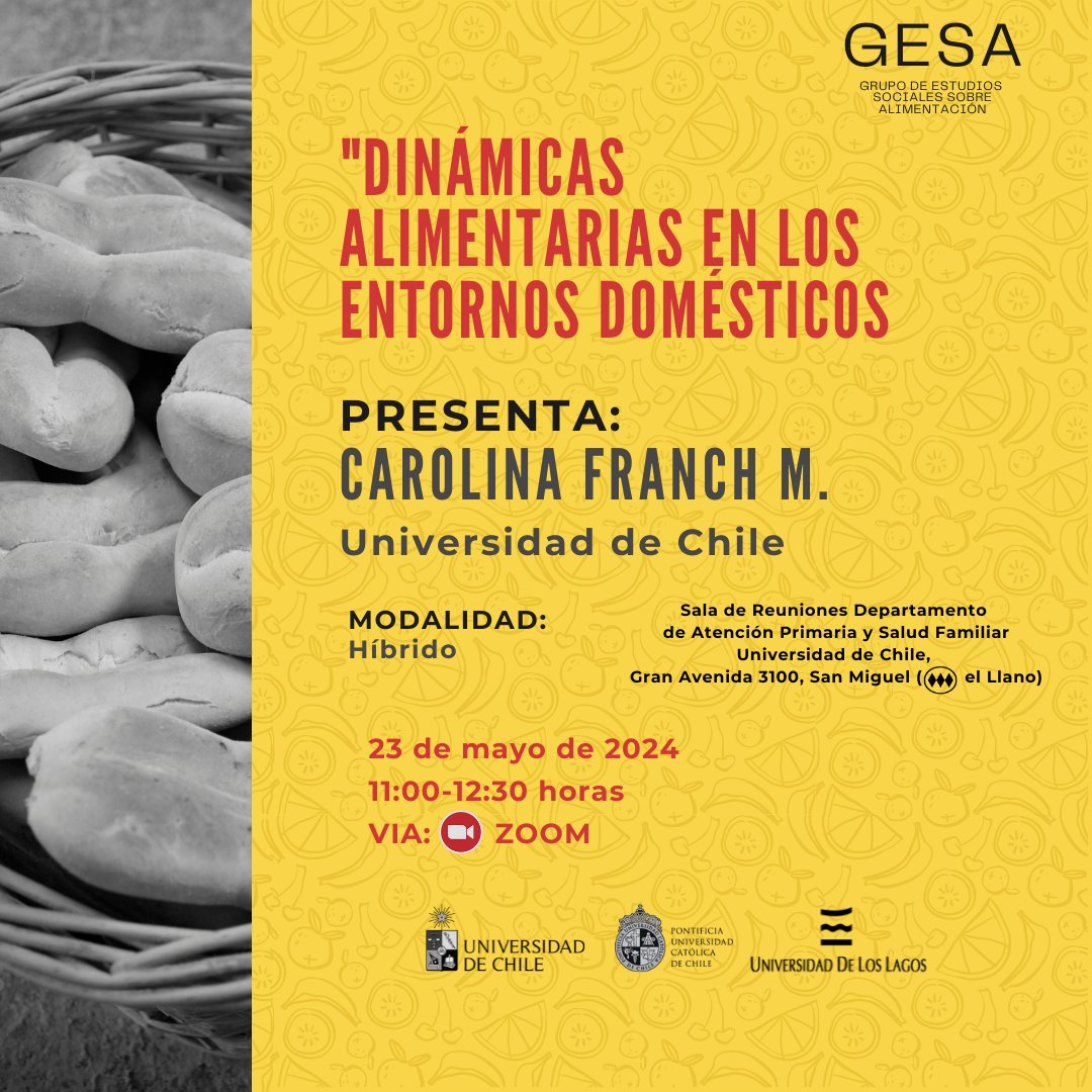 GESA_Ceder's tweet photo. #SESIONESGESA El pasado jueves 23 de mayo se realizó la tercera sesión del seminario permanente #GESA. Con una asistencia espectacular, Carolina Franch presentó su sesión titulada "Dinámicas alimentarias en los entornos domésticos”. https://t.co/EVPnqoqkGL