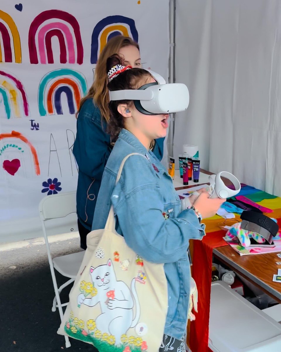 Some snaps from last years <a href="/strippaverse/">Strippaverse</a> VR demo at #WeHoPride with @queerqueensco — who is excited for the latest update?