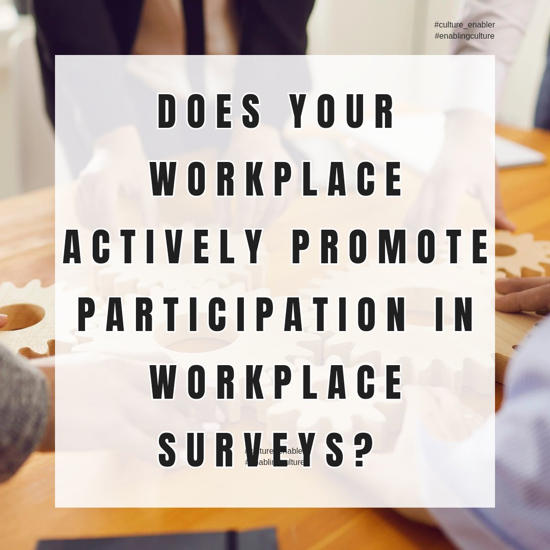 Did you know that workplace surveys aren't just about collecting feedback? They're about empowering you to shape your work environment. 

Your voice matters! 📢 

#workplacesurvey #surveys #workplaceconversations #workplaceculturematters #follow #yourvoicematters #yourimpact