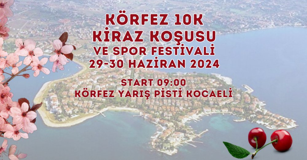 kosuhaber's tweet photo. Körfez 10K Kiraz Koşusu ve Spor Festivali Heyecanı Artıyor
Kocaeli’nin Körfez ilçesi, 29-30 Haziran 2024 tarihlerinde spor ve eğlencenin buluştuğu büyük bir etkinliğe ev sahipliği yapacak.

https://t.co/4iMcG0BhRq
#korfez10k  #kosu #koşu #KoşuHaber #KosuHaber
#kirazkosusu https://t.co/onHn6lXCvU