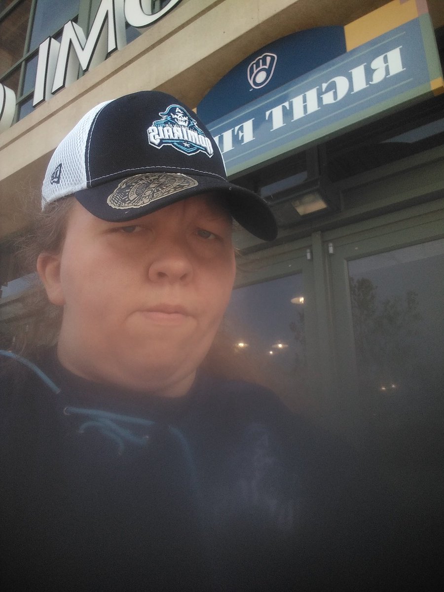 Yes I'm Cheering For The Admirals By Wearing My Admirals Hat #MILHockey @mkeadmirals