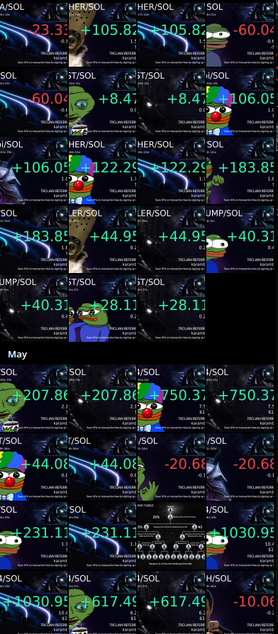 23_winrate's tweet photo. @TrojanOnSolana Giving you copytrade me, if you join wif my link ;) 
trojan best bot: https://t.co/LlwirICmUg https://t.co/rb8DtGCbbG