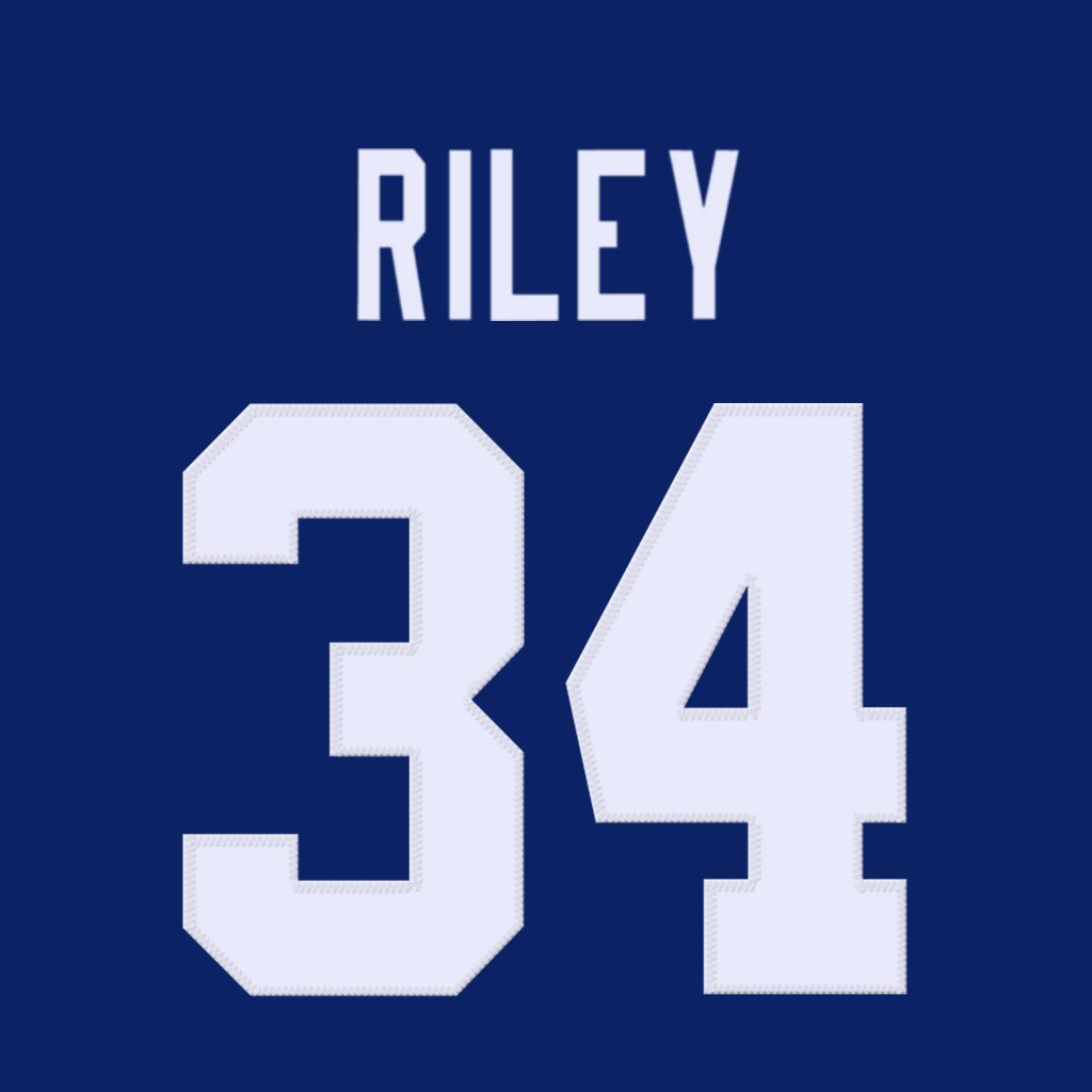 New York Giants DB Elijah Riley (@ERiley011) is wearing number 34. Last assigned to Deon Jackson. #NYGiants