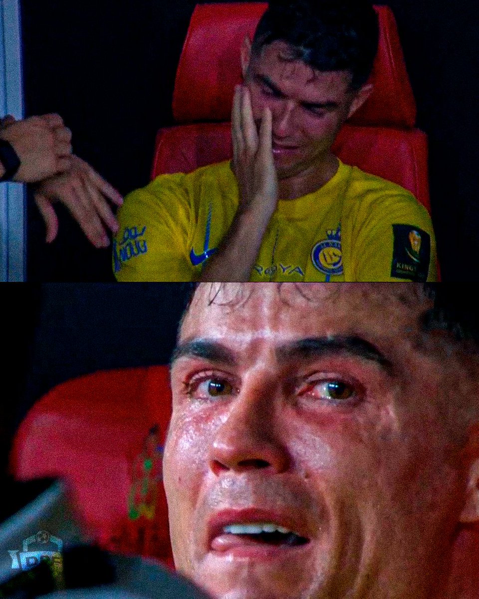 Aos 39 anos, Cristiano Ronaldo chora em campo após perder um título. Título e recordes não faltam na sua carreira. E já está entre as lendas da história do futebol. Mas impressiona o nível de competitividade mesmo no fim.
