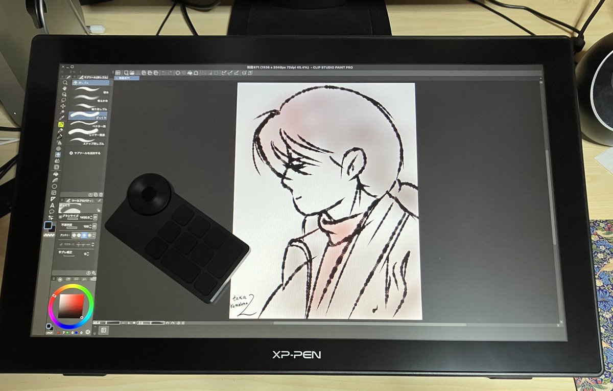 tt250ty125's tweet photo. XPPenの左手デバイス「ACK05」接続完了(゚∀゚)
#XPPen
#ACK05 https://t.co/3agmZwKF8N